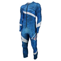 BEAST Adult Podium GS Suit 41 BEAST Adult Podium GS Suit -Ski Clothing Store 2023 BEAST Podium GS Suit BLU WHT 1