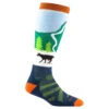 Darn Tough JR Pow Cow Midweight Ski Socks -Ski Clothing Store 2023 Darn Tough JR Pow Cow Ski Sock 1
