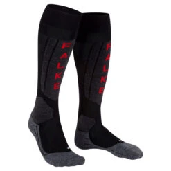 Falke Women's SK5 Ultra-light Ski Sock 8 Falke Women's SK5 Ultra-light Ski Sock -Ski Clothing Store 2023 Falke W SK5 Sock BLK 3