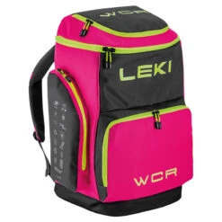 Leki 85L WCR Ski Boot Backpack -Ski Clothing Store 2023 Leki 85L WCR Skiboot Bag PNK
