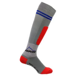 Aspire Ski-D Ski Socks -Ski Clothing Store 22 Aspire Ski D Socks GRY 2