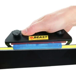 Side Of BEAST Ski Edge Tool -Ski Clothing Store BEAST Side Demo wDMTstone