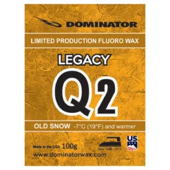 Dominator Legacy Fluoro Race Wax -Ski Clothing Store Dominator Legacy Q2 Wax 100g