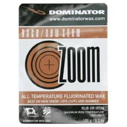Dominator Race ZOOM Wax 9 Dominator Race ZOOM Wax -Ski Clothing Store Dominator Race Zoom New 100g Label
