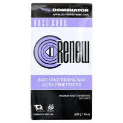 Dominator ReNew Base Prep Wax -Ski Clothing Store Dominator Renew 400g