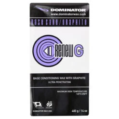 Dominator ReNew Base Prep Wax -Ski Clothing Store Dominator Renew G 400g