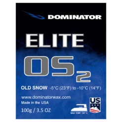 Dominator Elite Old Snow (OS) Race Wax -Ski Clothing Store Dominator Wax Elite OS2