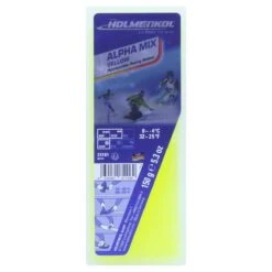 Holmenkol Base Wax -Ski Clothing Store Holmenkol Alphamix Yellow 150g