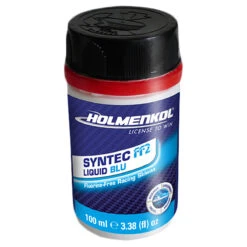 Holmenkol Syntec FF2 Liquid Race Wax -Ski Clothing Store Holmenkol Syntec FF Liquid BLU 100ml