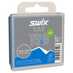 Swix PRO Top Speed Black (TSB) Wax -Ski Clothing Store Swix Wax TS06B 40g
