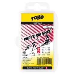 Toko Racing Performance FF Wax -Ski Clothing Store TOKO Racing Performance RED 40g